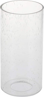 GoLucky Glass Cylinder Shade Accessory Lamp Fixture Replacement Piece With 1-5/8 Inch Fitter - Multiple Specifications 3"(D)8"(H)