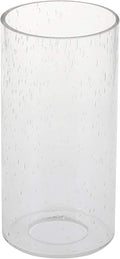 GoLucky Glass Cylinder Shade Accessory - Lamp Fixture Replacement Piece With 1-5/8 Inch Fitter - Multiple Specifications 3.5"(D)10"(H)