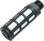 Beduan Pneumatic Air Compressor Muffler Fitting 1/8" NPT Compressed Exhaust Silencer (Pack of 10)