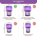 Dyson V15 Filter, 2-Pack Premium True HEPA Replacement Filters Compatible with Dyson V15 Detect, V15 Detect Absolute, V15 Submarine, V15 Detect Filter, V11 Animal Filter, V11 Filter, Part no 970013-02