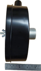 Air Compressor Intake 6" Air Filter Silencer 1" MPT Paper Cartridge Metal House MAF005
