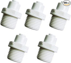 YZM 1/2" Male Thread x 1/4" OD tube Quick Connector fittings Water Purifiers Filters Reverse Osmosis Systems accessories set of 5.