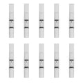 Cigarette Filters Pure White Set 10pcs Cigarette Holder Reusable Clean Tar Tobacco Filter with Multi-Filtering for Standard Size Cigarettes Ø8mm,Slim Cigarettes Ø6mm and Ø5mm