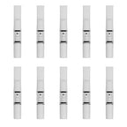 Cigarette Filters Pure White Set 10pcs Cigarette Holder Reusable Clean Tar Tobacco Filter with Multi-Filtering for Standard Size Cigarettes Ø8mm,Slim Cigarettes Ø6mm and Ø5mm