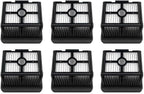 Scrubber Wiper Filter Soft Brush Wet and Dry Vacuum Cleaner Spare Part，Compatible for Dreame， M13 / H13 Accessories(FILTER-6PCS)