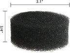 10 Pack Intake Filter Replacement for Air Compressor, 2" Round, Universal Fits for Craftsman, Porter Cable, DeVilbiss