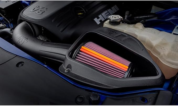K&N NextGen Cold Air Intake System: High-Flow Cotton Filter: Compatible with 2011-2023 Dodge/Chrysler: Challenger, Charger, 300, 300C, 300S, 50-1542