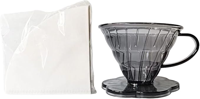 Cone Shape Coffee Filter Cup with Comfortable Grip Portable Dripper Household Hand Brewed Maker Coffee Filter