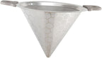 Tea Filter Pour Over Cone Double Handle Portable Stainless Steel Multipurpose