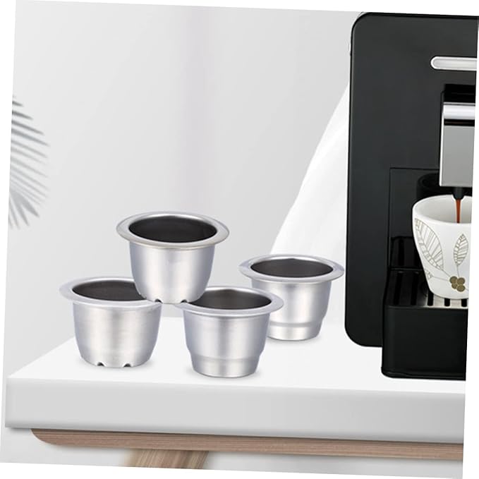 Homoyoyo Coffee Pod Filters Reusable Filter Cup Professional Drainer Compact Strainer