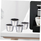 Homoyoyo Coffee Pod Filters Reusable Filter Cup Professional Drainer Compact Strainer