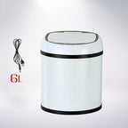 Portable Rechargeable Creative Intelligent Sensor Trash Can Household Electric Fashion Living Room Bathroom Trash Can Can Recycler (Size : B:35 * 25CM) (A:29 * 25CM)