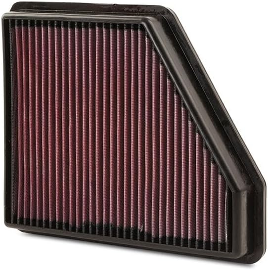 K&N High-Flow Original Lifetime Engine Air Filter: Increase Power: Premium, Washable: Compatible with 2010-2015 Chevrolet: Camaro, SS, ZL1, 33-2434