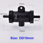 Agricultural pump filter,precision,10/20/25mm Pagoda Hose Filter, Sprayer Car Washing Strainer, Garden Irrigation Fittings, Aquarium Fish Tank Soft Water Pipe Filters, 1pcs(Od 10mm)