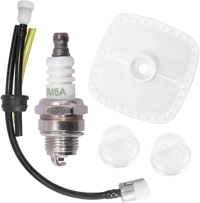 Air Filter Fuel Line Primer Bulb Spark Plug for Echo ES-250 PB-250LN PB252 ES-252 Blower GT251 GT251E SRM251 SRM251E Trimmer