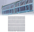 Air Conditioner Dust Filter Screen for Indoor Unit, Plastic Mesh AC Accessory, Hanging Design for Central Cooling Systems, Protects Air Outlet from Dust Buildup(28.2X26.5cm)