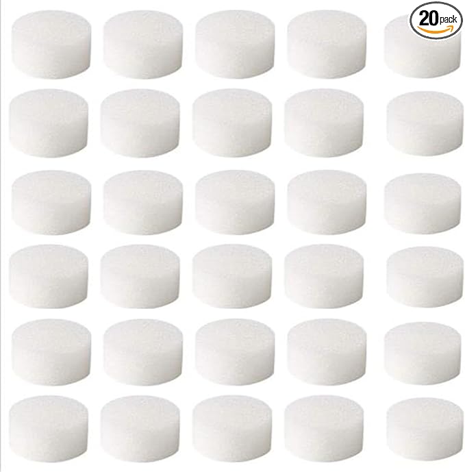 HXHLYH(60 PPI) Air filter Sponge, 30 Pieces of Replacement Compressor System Accessories Cold Mist Filter Accessories Sponge Air Filter