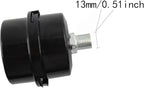 2PCS 1/2’’ Metal Air Compressor Intake Filter Sound Muffler, Thread Air Compressor Silencer
