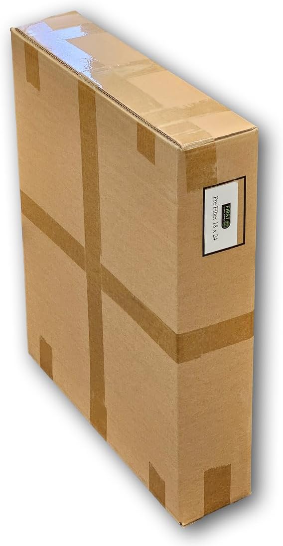 First Global Supply Negative Air Machine Pre-Filter Pad 18" x 24" - Superior Dust Pad for Asbestos & Pollutant - Boosts HEPA Filter Life for Abatement, Aerospace & Novatek