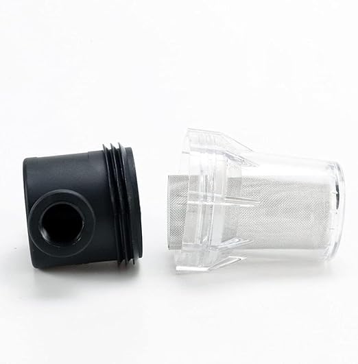 Budget Plastic Water Filter 1/2-1 - Lightweight Pre-Strainer for Fish Tanks, Garden Hose & Outdoor Plumbing(0.5 Inch 40 Mesh in)
