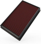 K&N High-Flow Original Lifetime Engine Air Filter: Increase Power: Premium, Washable: Compatible with 2013-2025 AUDI: A1, A3, Q2, Q3, TT, 33-3005