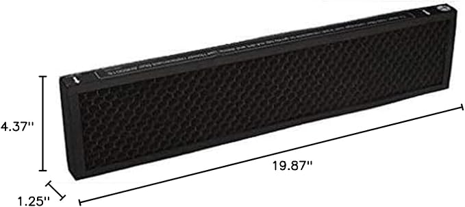 Nispira Premium True HEPA Filter Replacement Compatible with Hoover Part AH60015. Fits Air Purifier WH10400 and WH10600.