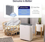 LEVOIT Vital 100 Replacement Filter, Genuine Air Purifier Filter, High-Efficiency Activated Carbon for Removal of Smoke, Odor, Allergens, Pollen,Vital 100-RF, White, 2 count (Pack of 10)