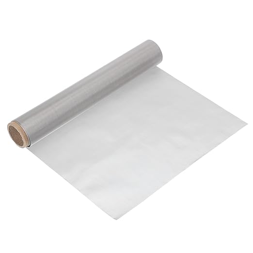 uxcell 500 Mesh 118" x 12" Woven Wire Mesh, 304 Stainless Steel Air Vent Filter Screen, Window Screen Mesh for DIY Projects Vents Cover Filtration Animals Fence