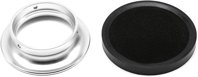 Carburetor Carb Velocity Stack Air Filter Cleaner Modified Trumpet Aluminum Alloy with Sponge Filter Steel Mesh for PWK32-34mm Short Style Fast Intake Suggest for Small Displacement (Silver, 55mm)