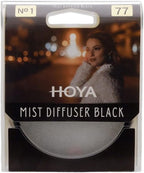 Hoya 67mm Mist Filter Black Diffuser No. 1 - Black Mist Filter for Camera Lenses - Soft Diffusion Effect for Portrait Photography & Cinematic Look, Reduces Contrast & Softens Wrinkles