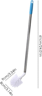 Stainless Steel Water Bucket Bottle Brush - 24" Long L-Shaped Brush with Non-Slip Handle, 3 & 5 Gallon Water Bottle Cleaner Brush for Sink, Filter, Glasses Bottle, T-hermos Cup and Ceramic Tile