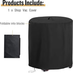 Foldable Protective Cover Portable Accessory for Commercial Wet Dry Vacuum Sturdy Polyester Construction Vacuum Protectors