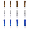 Cigarette Filters Three Colour Set 12pcs Cigarette Holder Reusable Clean Tar Tobacco Filter with Multi-Filtering for Standard Size Cigarettes Ø8mm,Ø7mm,Ø6.5mm,Slim Cigarettes Ø6mm and Ø5mm