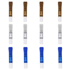 Cigarette Filters Three Colour Set 12pcs Cigarette Holder Reusable Clean Tar Tobacco Filter with Multi-Filtering for Standard Size Cigarettes Ø8mm,Ø7mm,Ø6.5mm,Slim Cigarettes Ø6mm and Ø5mm