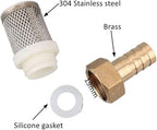 Pro-Grade Sprayer Filter Kit - 6/10/13/19mm Brass & SS Mesh for Car Detailing & Greenhouse Irrigation(19mm)