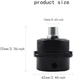2PCS 0.63’’ Metal Air Compressor Intake Filter Sound Muffler, Thread Air Compressor Silencer