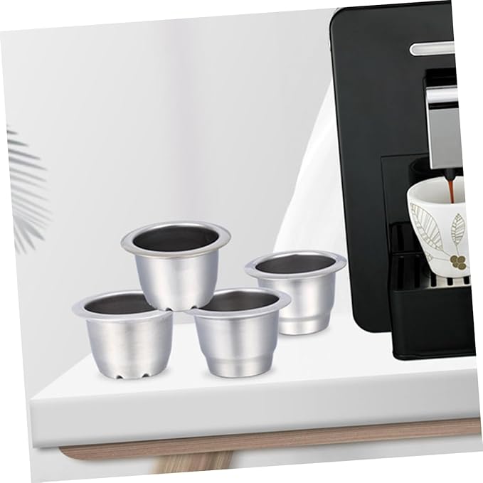 Homoyoyo 4pcs Reusable Coffee Filter Cups Multi-function Drainers for Home Office and Coffee Shops Design Fine Mesh for Better Flavor Extraction