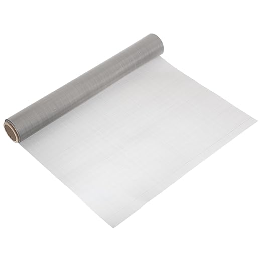 uxcell 120 Mesh 118" x 16" Woven Wire Mesh, 304 Stainless Steel Air Vent Filter Screen, Window Screen Mesh for DIY Projects Vents Cover Filtration Animals Fence