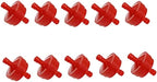 10 Pack 298090 Fuel Filter Replace for BS 298090 298090S 5018 Toro 42-5240 56-6360 John Deere AM107314 LG298090 LG298090S PT4265 Lawn Mower Fuel Filter
