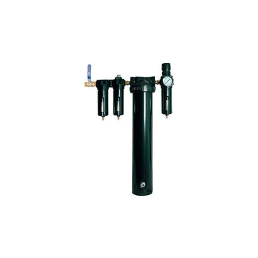 StageAir 1 Gal. Desiccant Dryer, Zinc & Aluminum Bowl, 1/2" NPT, 250 PSI