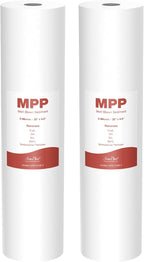 SimPure Sediment Water Filters, 5 Micron 20" x 4.5" Whole House Water Filter Replacement Compatible for SimPure DB20 Blue Housing, WGB22B, WGB32B, AP802, BB20B, BB20T, 2 Pack