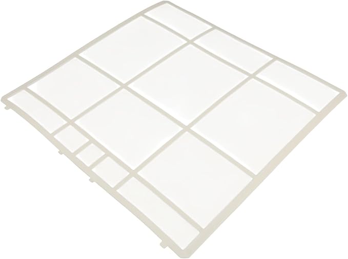 Air Conditioner Dust Filter Screen for Indoor Unit, Plastic Mesh AC Accessory, Hanging Design for Central Cooling Systems, Protects Air Outlet from Dust Buildup(32.2X31cm)