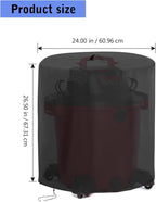 Foldable Protective Cover Portable Accessory for Commercial Wet Dry Vacuum Sturdy Polyester Construction Vacuum Protectors