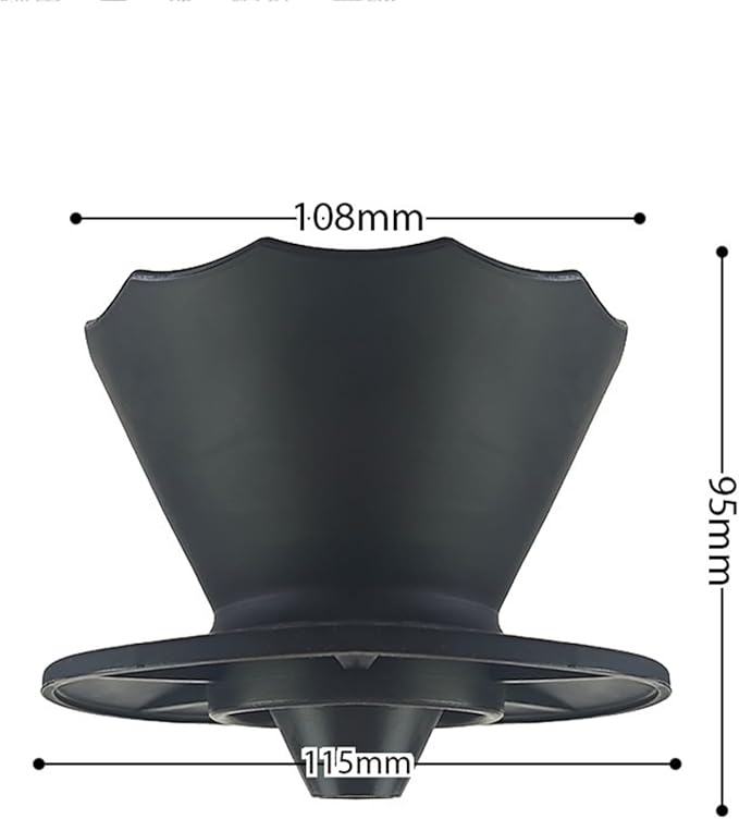 Camping Coffee Filter Pouring Over Dripper Foldable Silicone Basket Portable Brewing Equipment for Outdoor Use Dishwasher Safe Silicone Filter