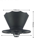 Camping Coffee Filter Pouring Over Dripper Foldable Silicone Basket Portable Brewing Equipment for Outdoor Use Dishwasher Safe Silicone Filter