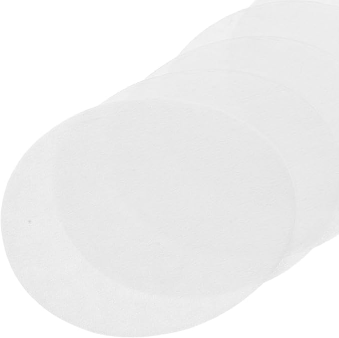 300pcs White 64mm Disposable Coffee Filter Paper for Press Makers Mini round Drip Coffee Filters Compatible with Espresso Machines Portable Paper Bags for Daily Brewing