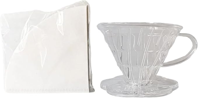 Cone Shape Coffee Filter Cup with Comfortable Grip Portable Dripper Household Hand Brewed Maker Coffee Filter