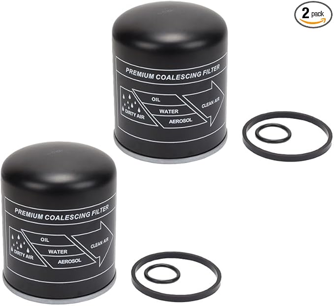Mytee Products 2 - Pack 5008414PG Air Dryer Cartridge w/Gasket Seal Ring Kit for Bendix 109994PG, BX5008414PG, K020366, Replaces BW5008414PG, Meritor R950068, Wabco 4324102442, 4324109362