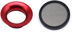 Carburetor Carb 40mm Velocity Stack Air Filter Cleaner Modified Trumpet with Sponge Filter Steel Mesh for VM22 PZ22 GX160 GX200 CT200U Short Fast Intake Suggest for Small Displacement (Red,40mm)