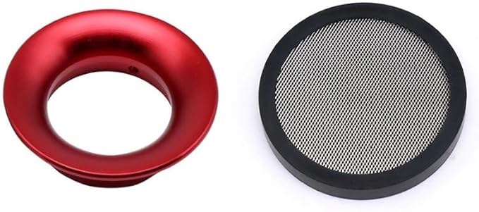 Carburetor Carb 40mm Velocity Stack Air Filter Cleaner Modified Trumpet with Sponge Filter Steel Mesh for VM22 PZ22 GX160 GX200 CT200U Short Fast Intake Suggest for Small Displacement (Red,40mm)